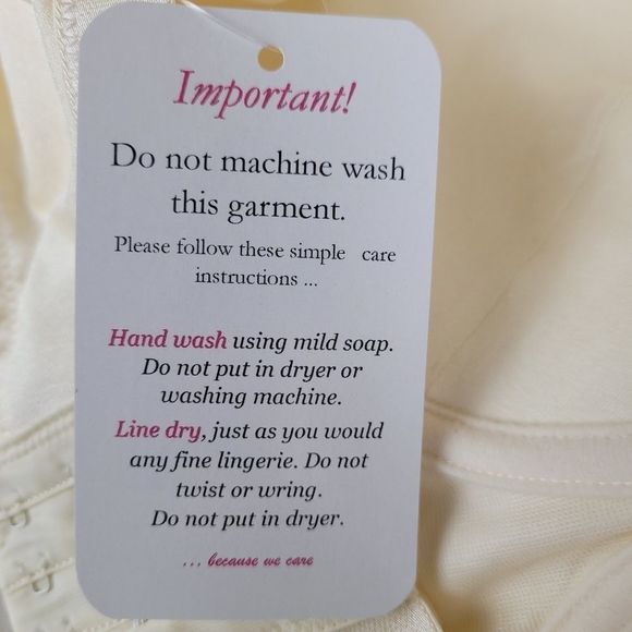 Jodee Post Mastectomy Surgical Bras Cream Size 40DD - Picture 7 of 11